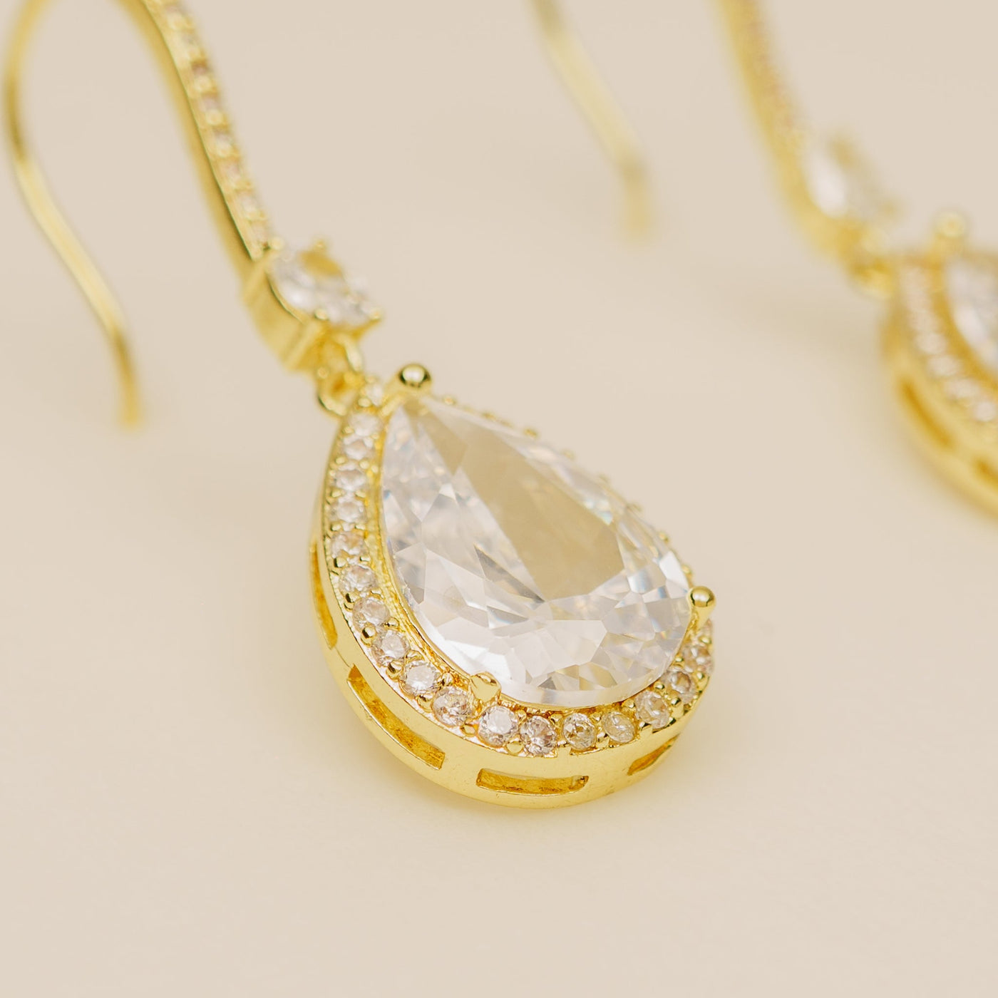Jessica Crystal Wedding Jewellery Set in Gold photo 6