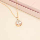Jessica Crystal Wedding Jewellery Set in Rose Gold photo 4