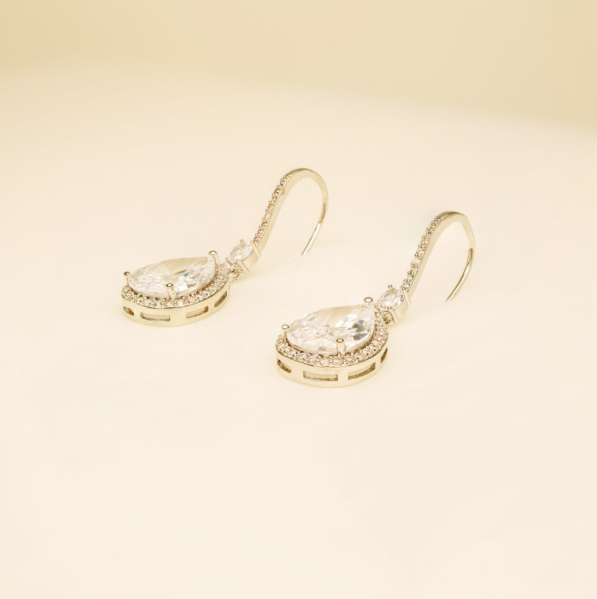 Jessica Crystal Wedding Jewellery Set in Silver photo 9