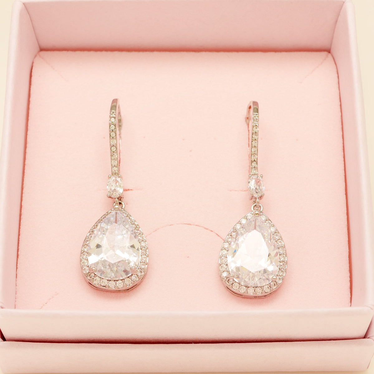Jessica Crystal Wedding Jewellery Set in Silver photo 11