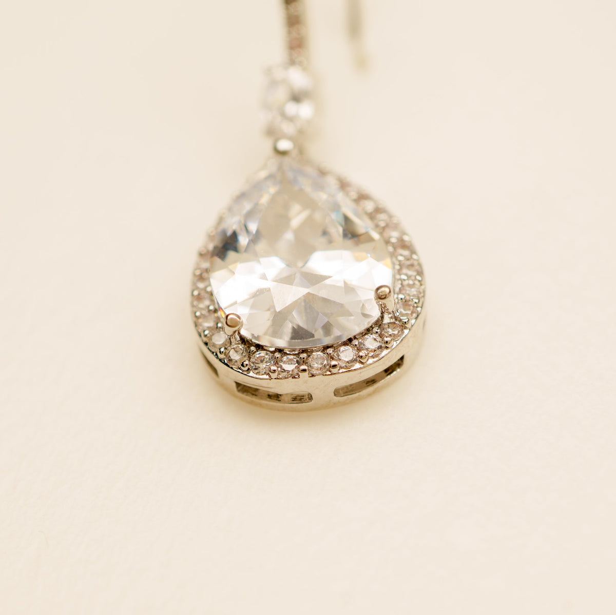 Jessica Crystal Wedding Jewellery Set in Silver photo 5