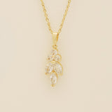 Lily Crystal Bridal Jewellery Set / Gold