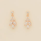 Lily Crystal Bridal Jewellery Set in Rose Gold photo 4