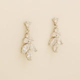 Lily Crystal Bridal Jewellery Set in Silver photo 3