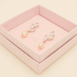 Olivia Pearl and Crystal Wedding Jewellery Set in Silver photo 10