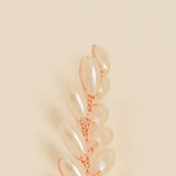 Pampas Style Pearl Sprigs Wedding Hair Pins / Rose Gold