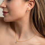 Elegant Wishes Crystal Wedding Jewellery Set / Gold