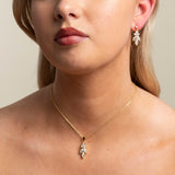 Lily Crystal Bridal Jewellery Set / Gold